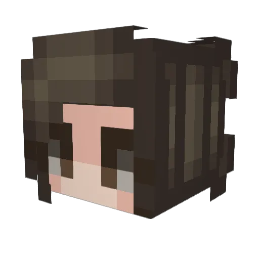 acyzman Minecraft avatar head, 3D render