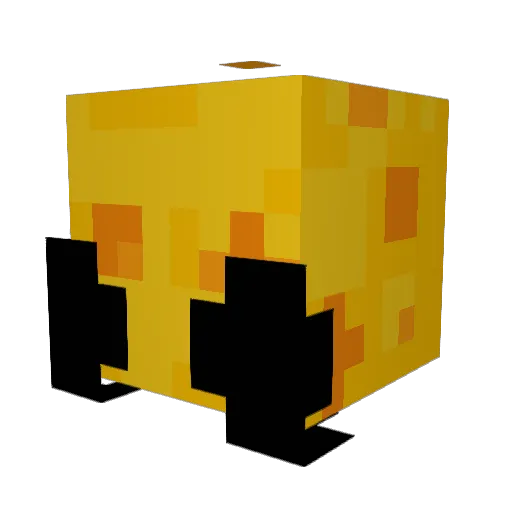 ad0201 Minecraft avatar head, 3D render