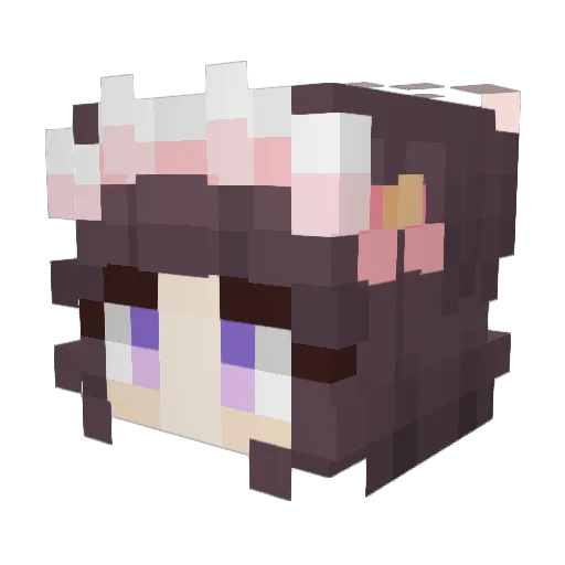 ada726 Minecraft avatar head, 3D render