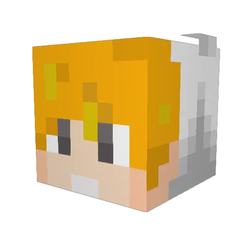adaM_Jawad Minecraft avatar head, 3D render