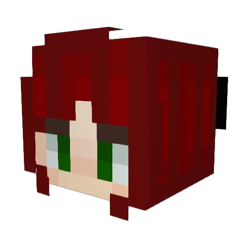 ada_balls Minecraft avatar head, 3D render