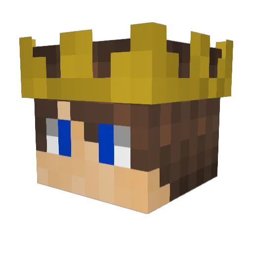 adadoo2000good Minecraft avatar head, 3D render
