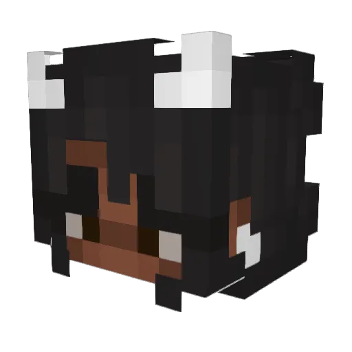 adaezenuts Minecraft avatar head, 3D render