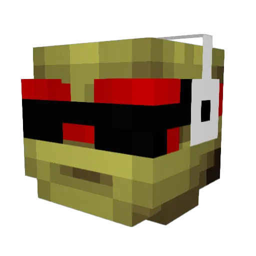 adairbear33rdst Minecraft avatar head, 3D render
