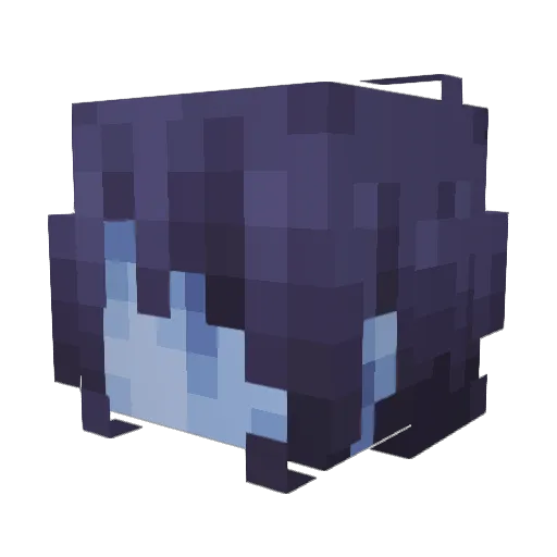 adaisyblue Minecraft avatar head, 3D render