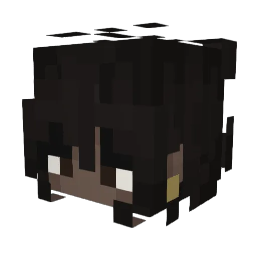 adalane Minecraft avatar head, 3D render