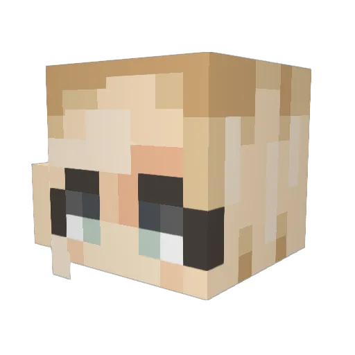 adam052703 Minecraft avatar head, 3D render
