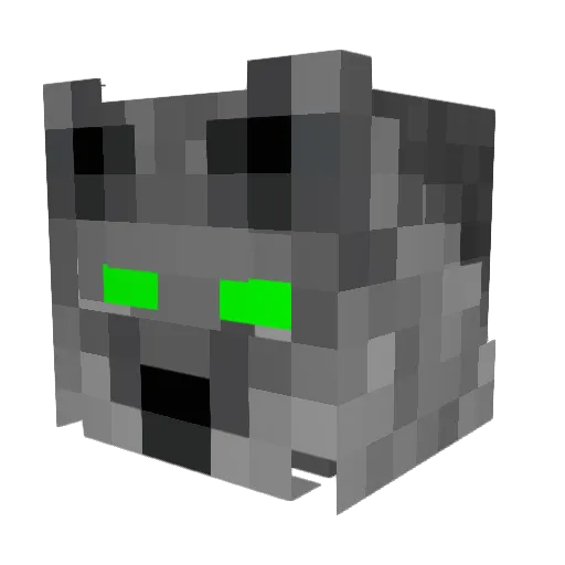 adam1068 Minecraft avatar head, 3D render