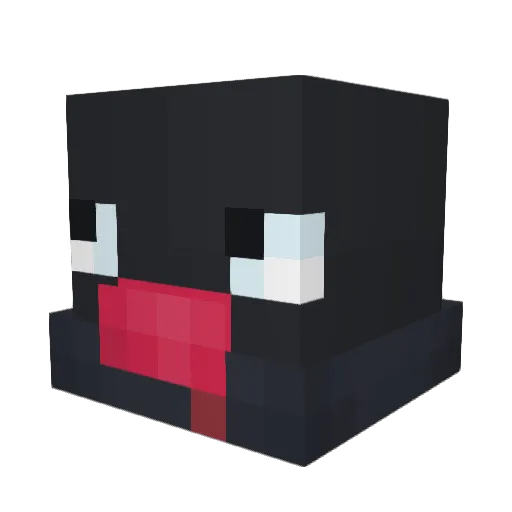 adam12na Minecraft avatar head, 3D render