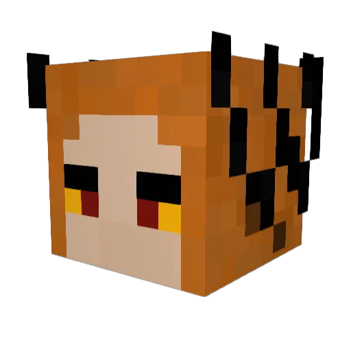 adam43110 Minecraft avatar head, 3D render