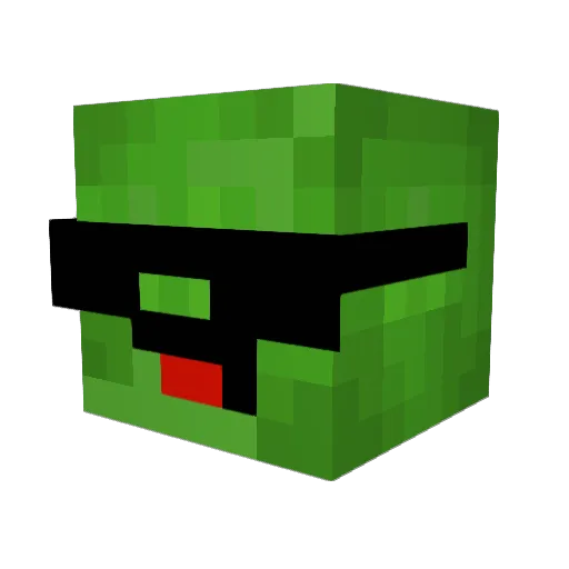 adam_far Minecraft avatar head, 3D render
