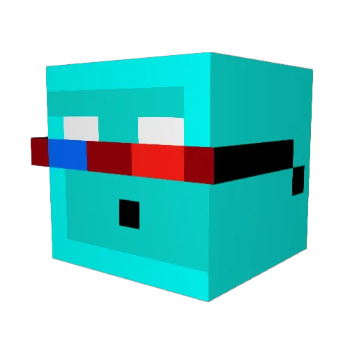 adam_todd Minecraft avatar head, 3D render