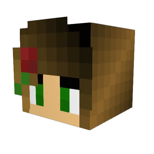 adamaris381 Minecraft avatar head, 3D render
