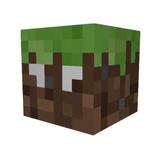 adamathon Minecraft avatar head, 3D render