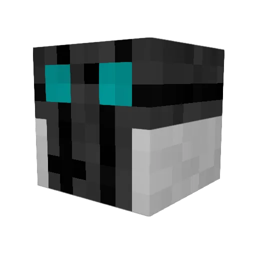 adamayle Minecraft avatar head, 3D render