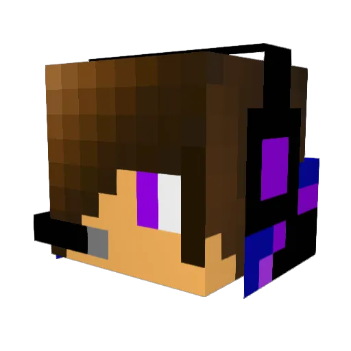 adamb2444 Minecraft avatar head, 3D render