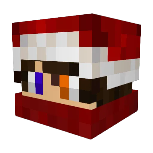 adamber1 Minecraft avatar head, 3D render
