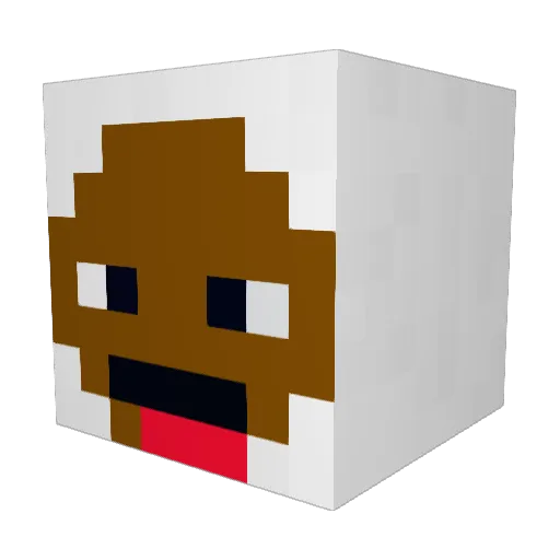 adamgent14 Minecraft avatar head, 3D render