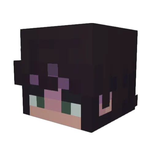 adamjesus Minecraft avatar head, 3D render