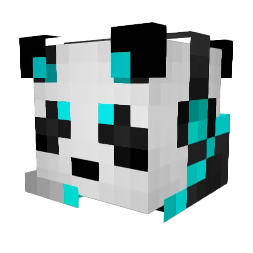 adamlakhli Minecraft avatar head, 3D render