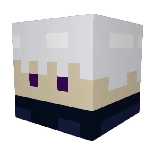 adamlopezton Minecraft avatar head, 3D render