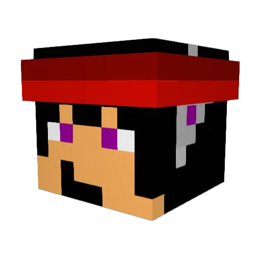 adammcd138 Minecraft avatar head, 3D render