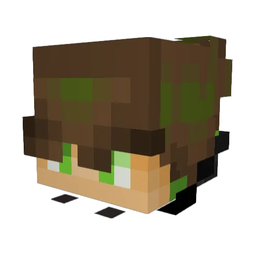 adampodol18 Minecraft avatar head, 3D render