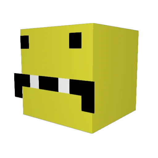 adampro1122 Minecraft avatar head, 3D render