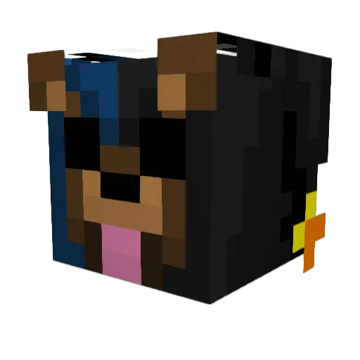 adamskii99 Minecraft avatar head, 3D render