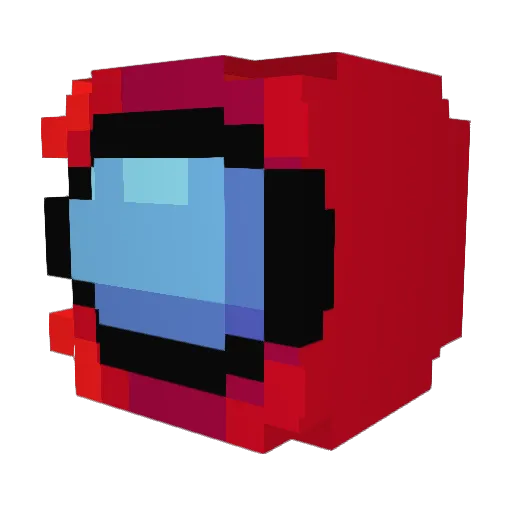 adamstarkiller Minecraft avatar head, 3D render