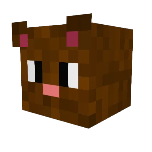 adamthehunter Minecraft avatar head, 3D render