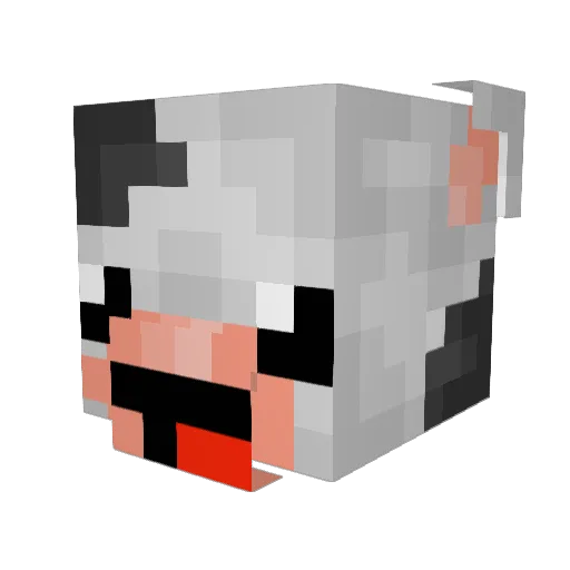adamz333 Minecraft avatar head, 3D render