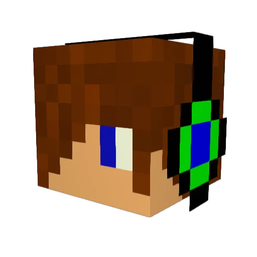 adamzig2000 Minecraft avatar head, 3D render