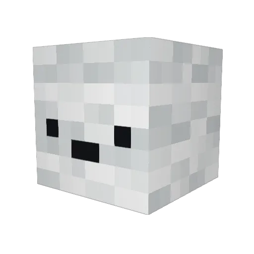 adanddyeah Minecraft avatar head, 3D render