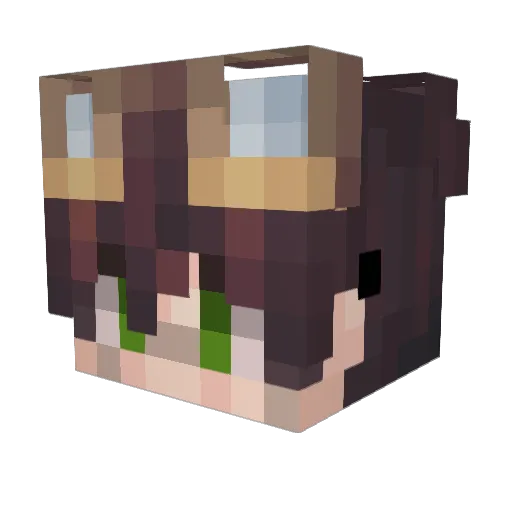 adar003 Minecraft avatar head, 3D render