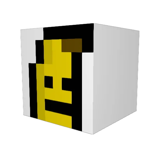 adazib Minecraft avatar head, 3D render