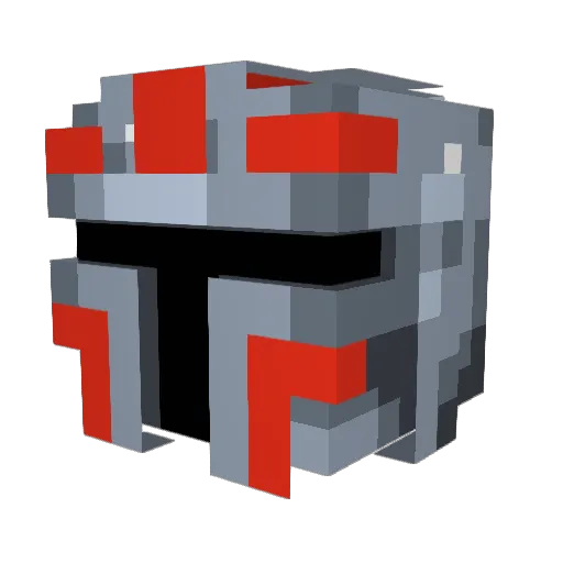 adbs1 Minecraft avatar head, 3D render