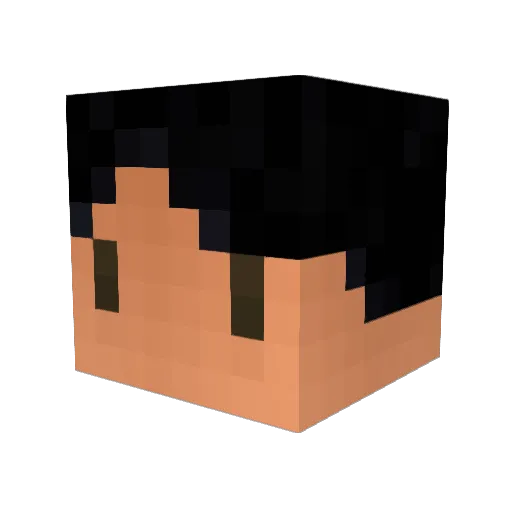 adcart14 Minecraft avatar head, 3D render