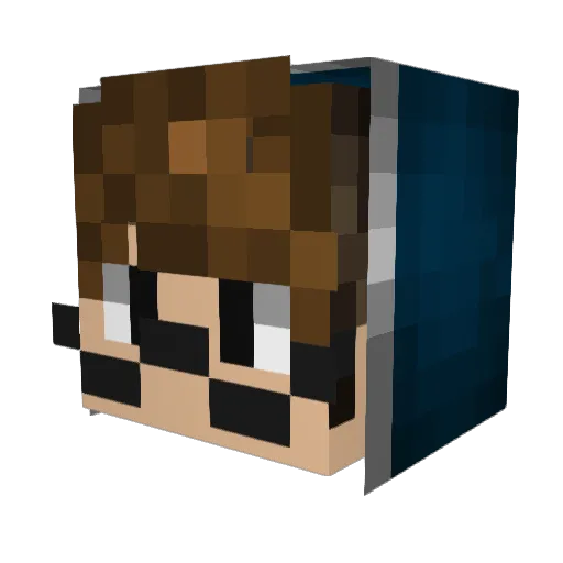 add13stardust Minecraft avatar head, 3D render