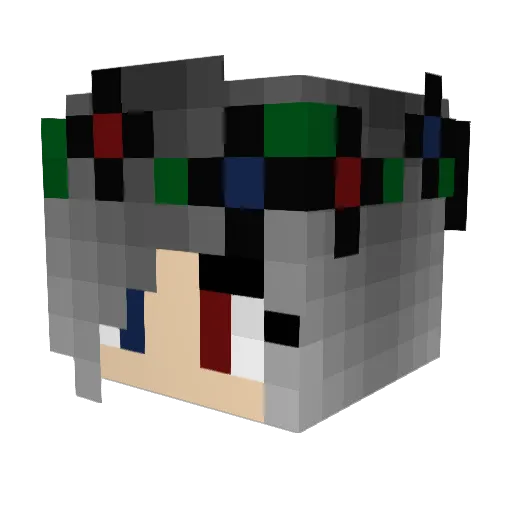 addeh Minecraft avatar head, 3D render