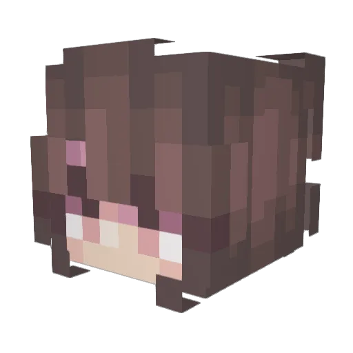 addictiqns Minecraft avatar head, 3D render