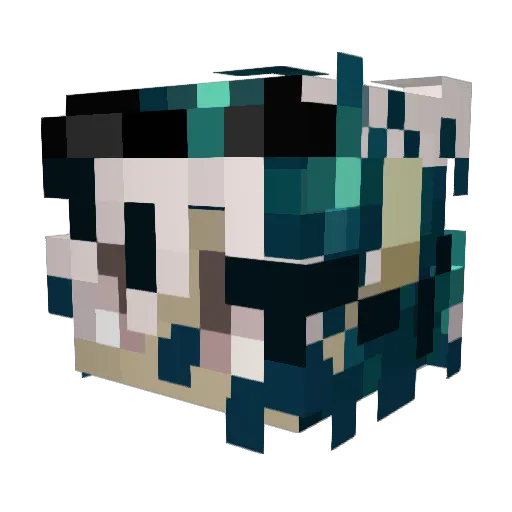 Minecraft-Avatar von addictqd: Kopf als 3D-Render