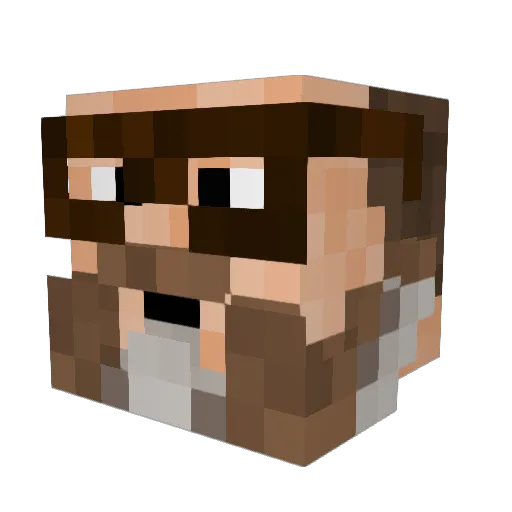 addieluvsu Minecraft avatar head, 3D render
