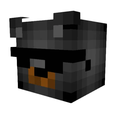 addisonre Minecraft avatar head, 3D render