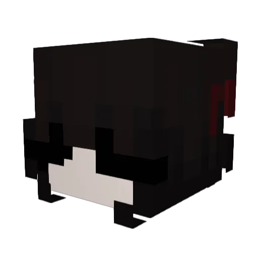 addiy Minecraft avatar head, 3D render