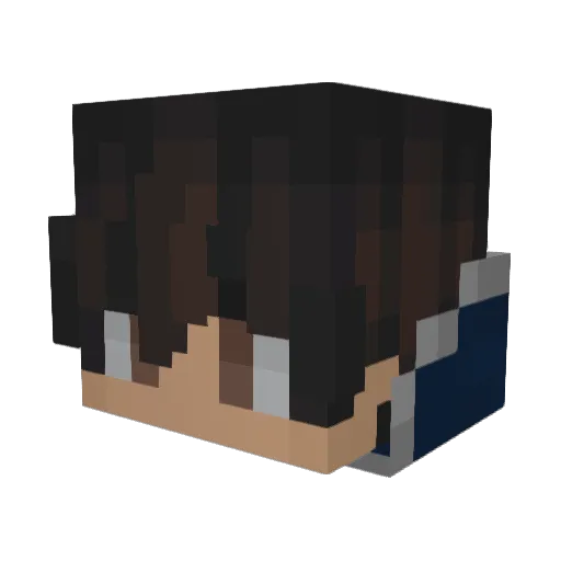 addormentatohh Minecraft avatar head, 3D render