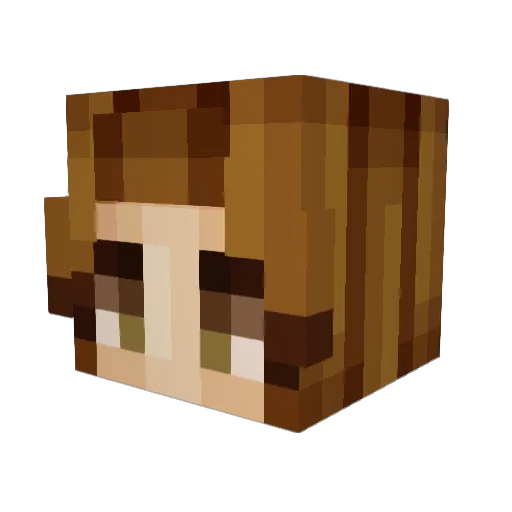addy890 Minecraft avatar head, 3D render