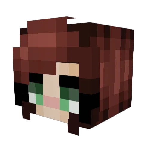 addybear123 Minecraft avatar head, 3D render