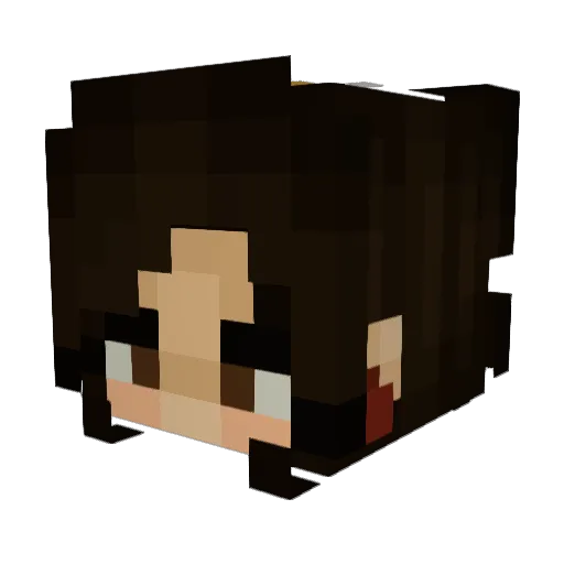 addyfischer Minecraft avatar head, 3D render