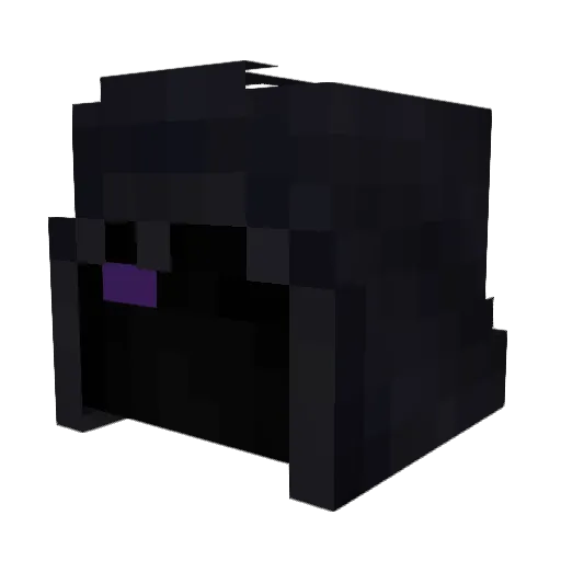 adeadeyeninja Minecraft avatar head, 3D render